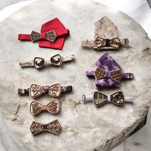 Assorted Wood Bow Ties